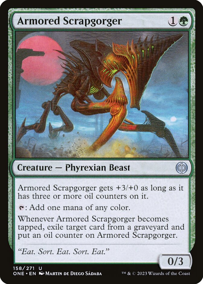 Armored Scrapgorger card front