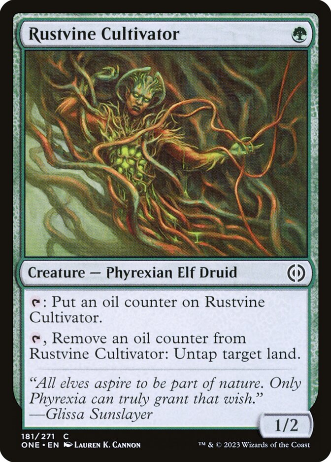 Rustvine Cultivator card front