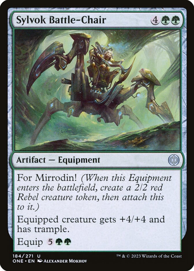 Sylvok Battle-Chair card front