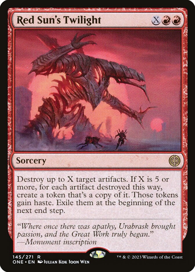 Red Sun's Twilight card front