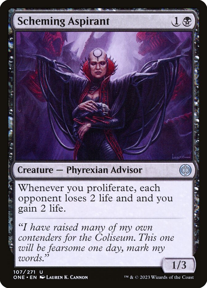 Scheming Aspirant card front