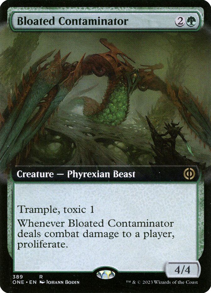 Bloated Contaminator card front