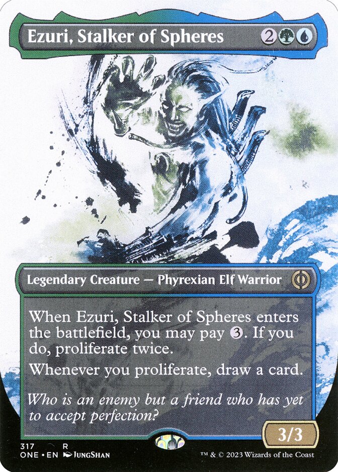 Ezuri, Stalker of Spheres card front