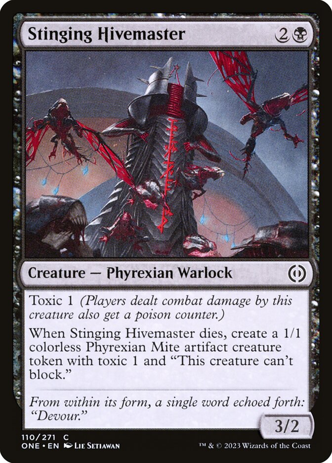 Stinging Hivemaster card front
