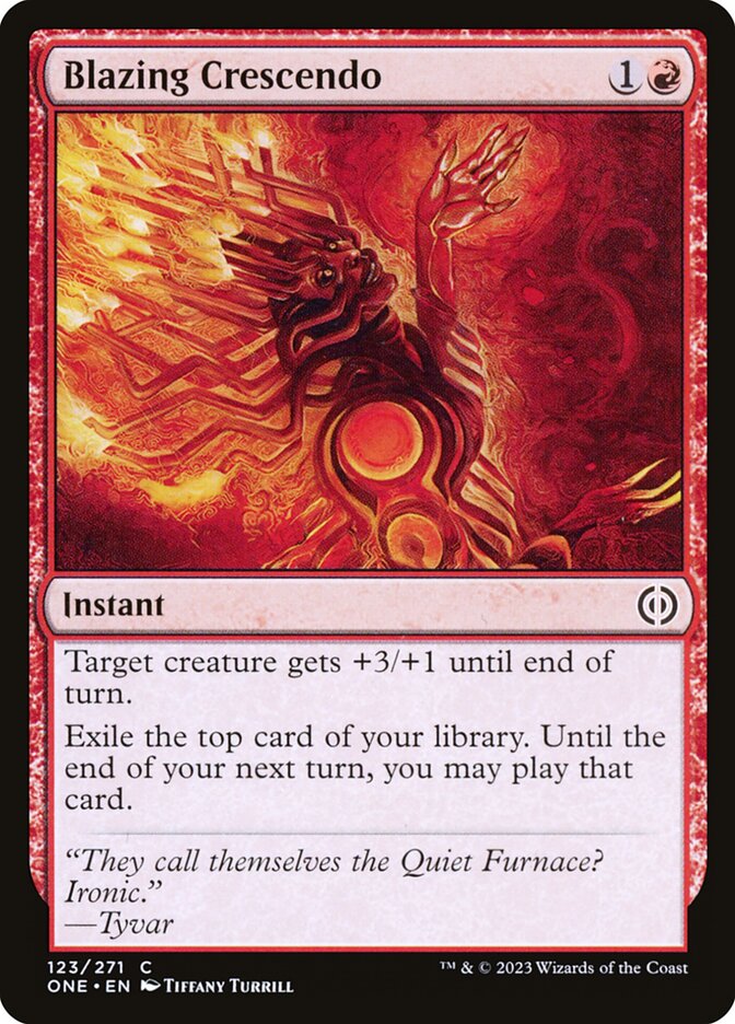 Blazing Crescendo card front