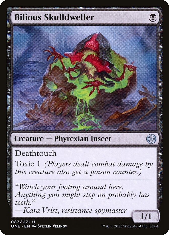 Bilious Skulldweller card front