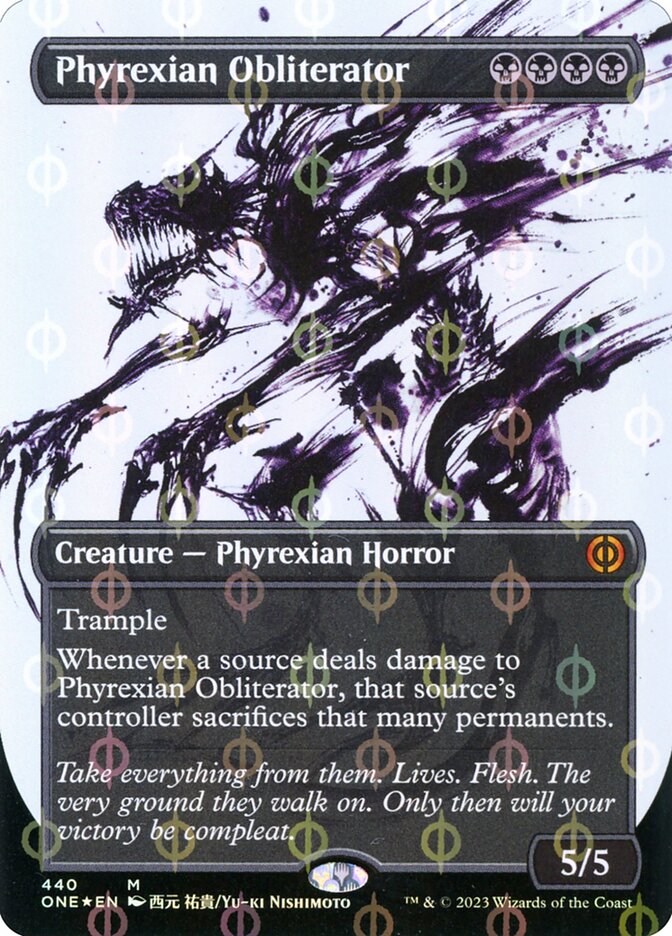 Phyrexian Obliterator card front