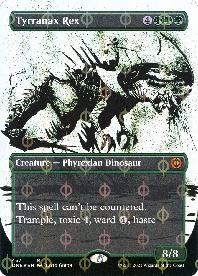 Tyrranax Rex card front