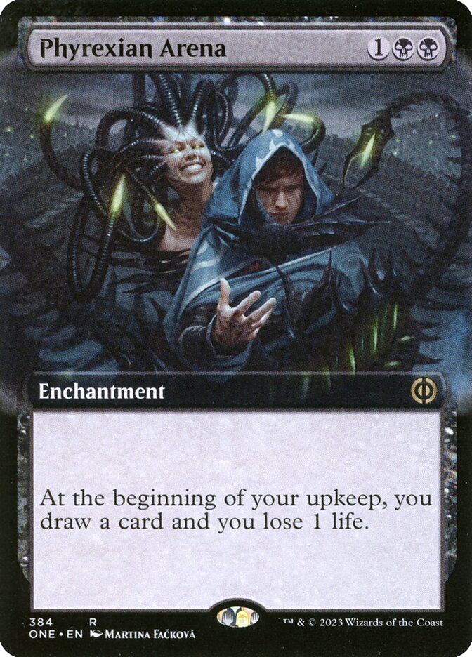 Phyrexian Arena card front