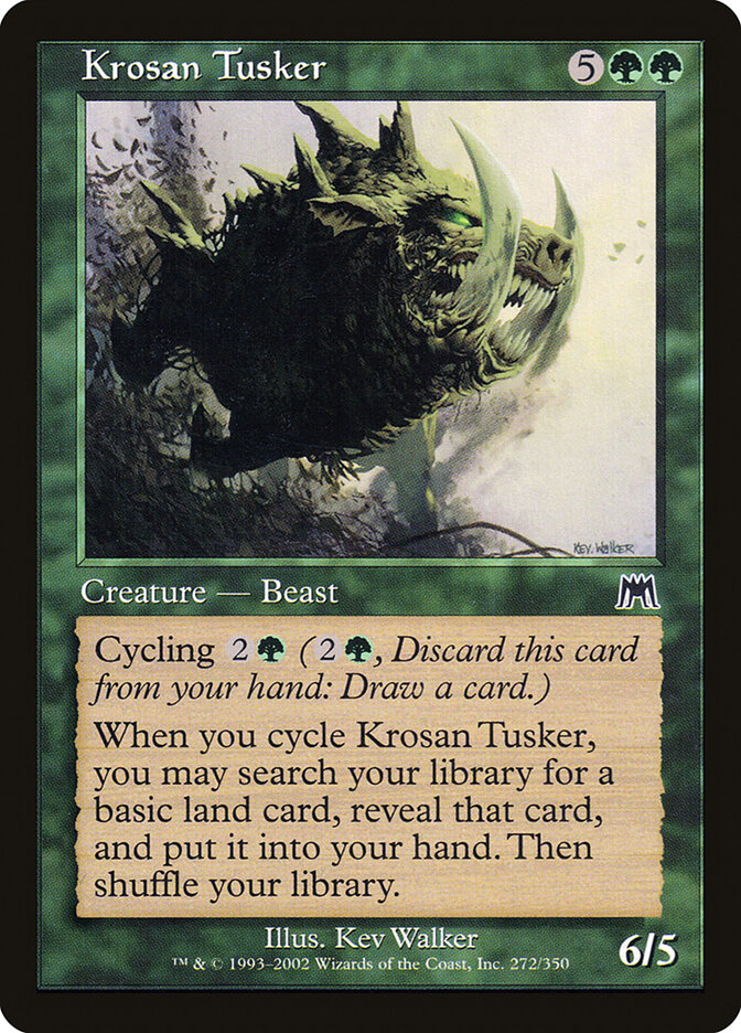 Krosan Tusker card front