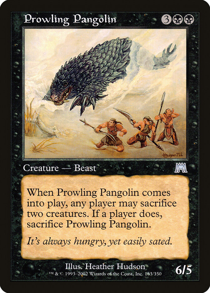 Prowling Pangolin card front