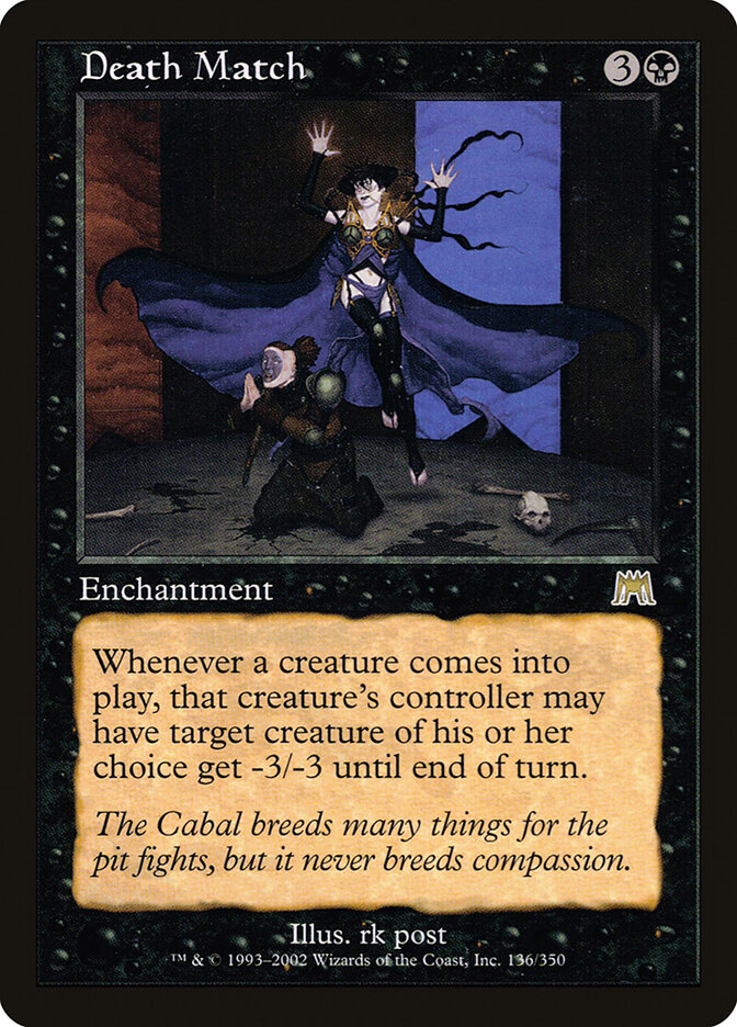 Death Match card front