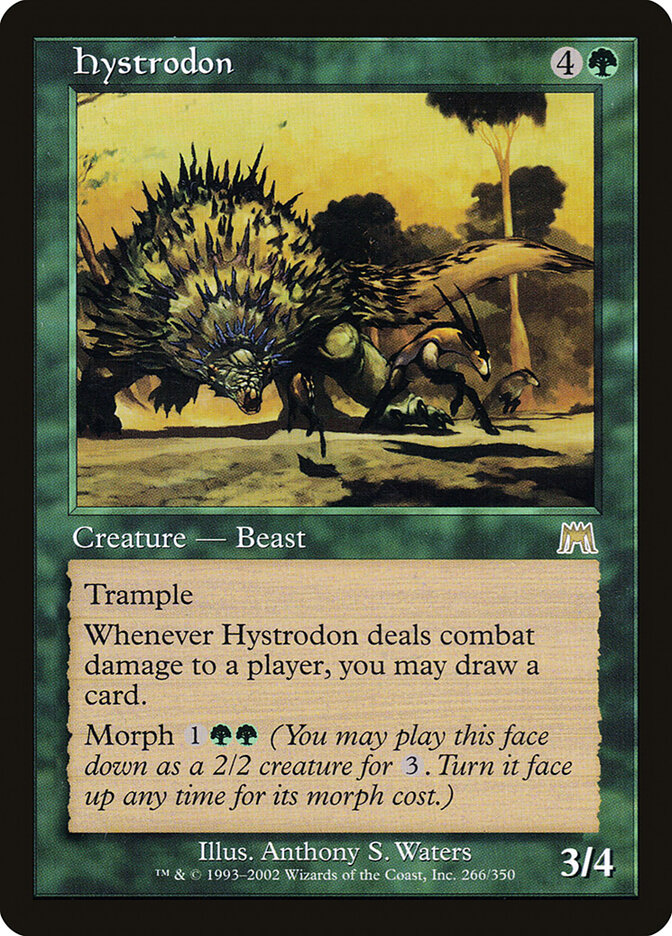 Hystrodon card front
