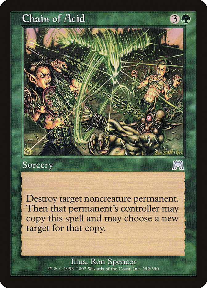 Chain of Acid card front