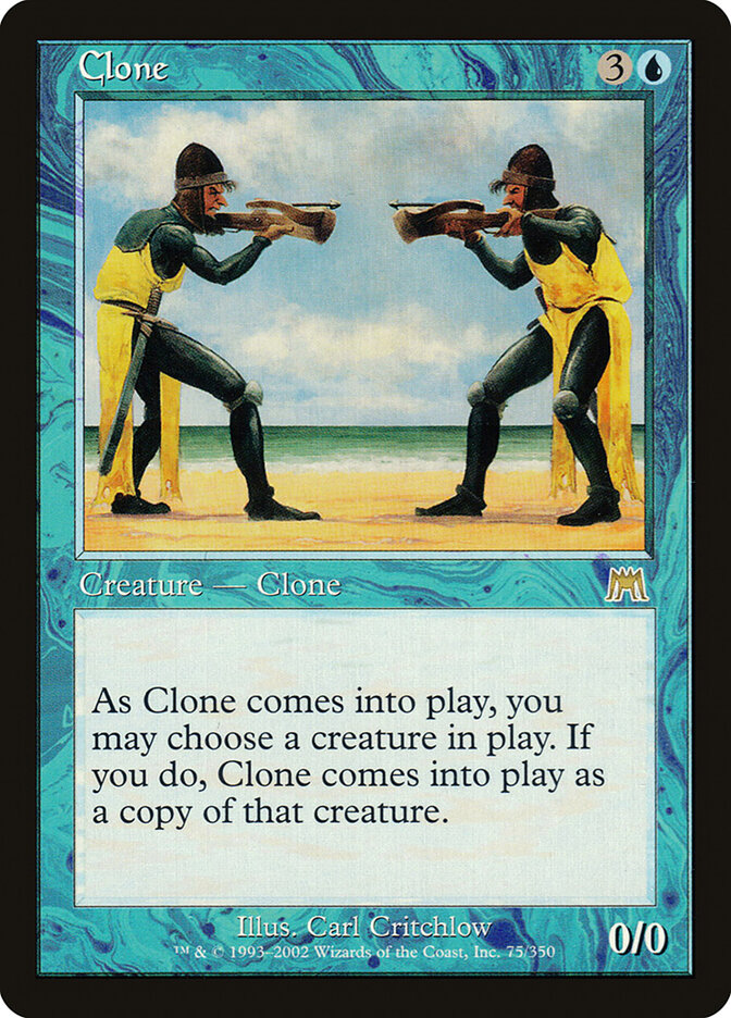 Clone card front