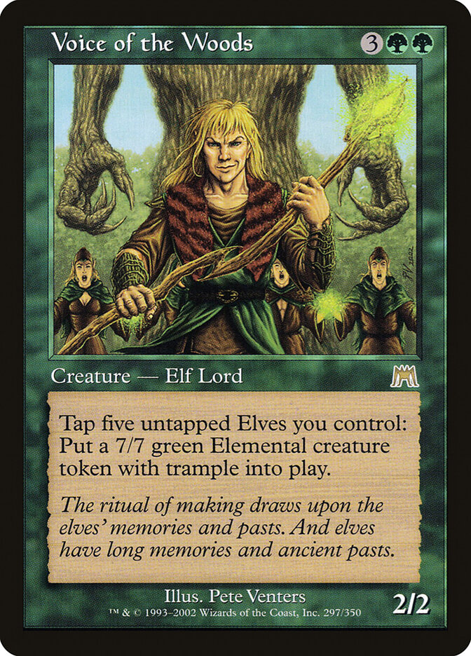 Voice of the Woods card front