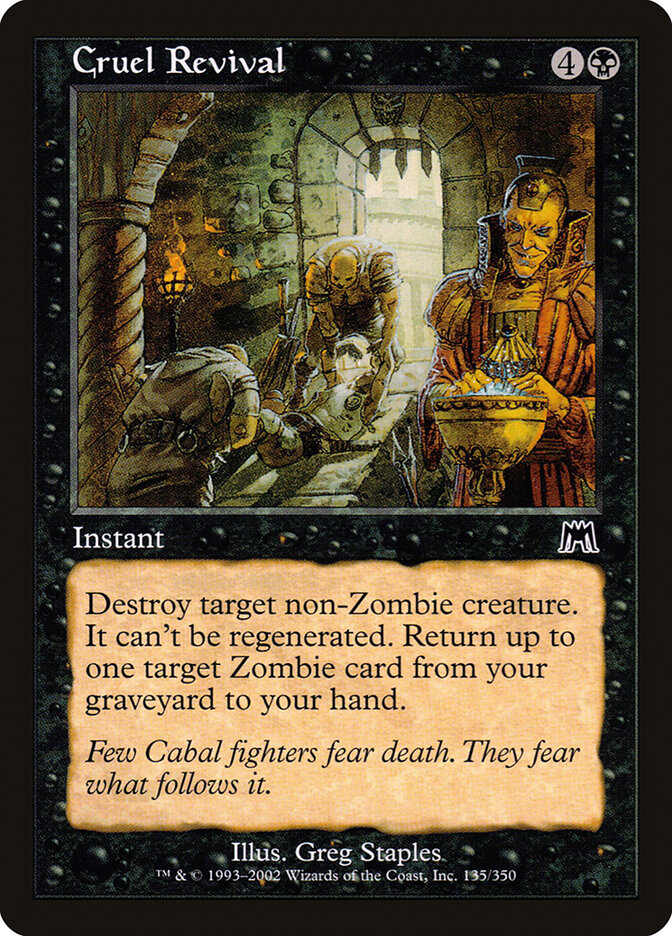 Cruel Revival card front