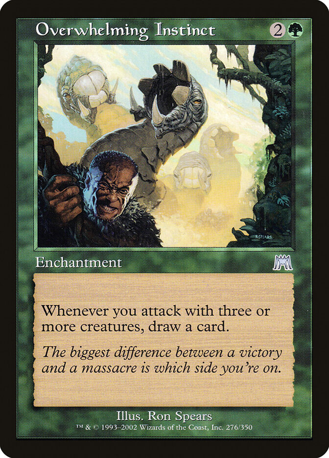 Overwhelming Instinct card front