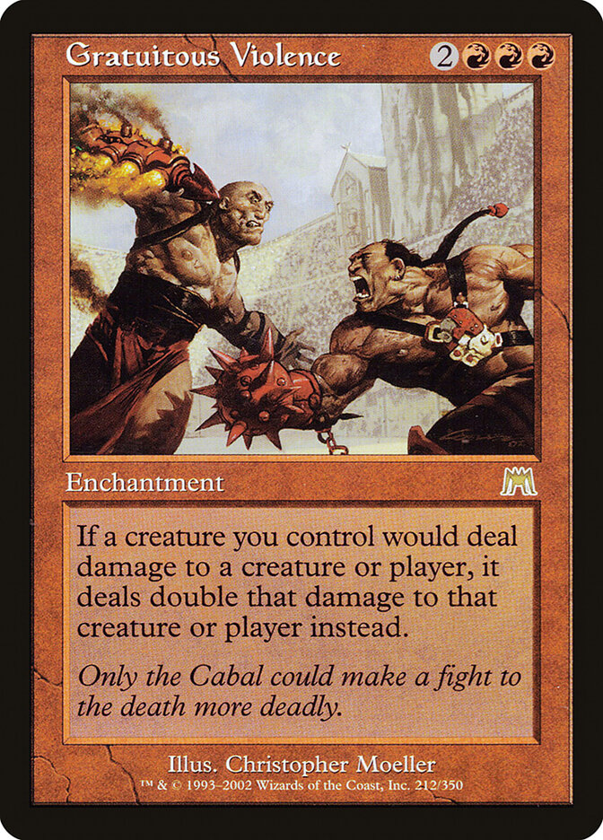 Gratuitous Violence card front