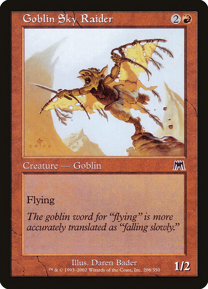 Goblin Sky Raider card front