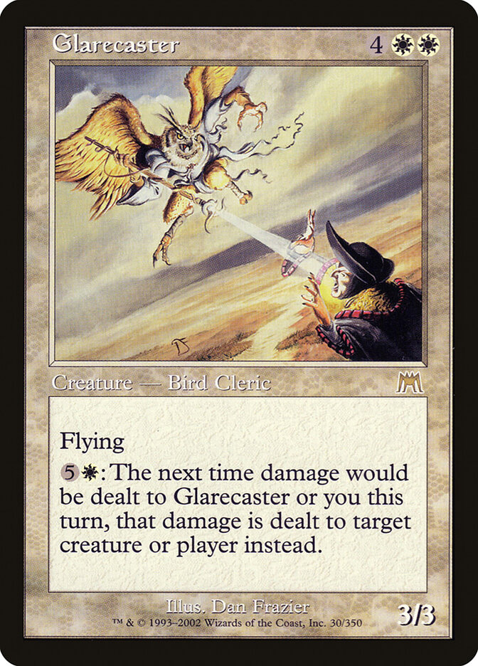 Glarecaster card front