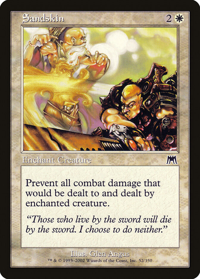 Sandskin card front
