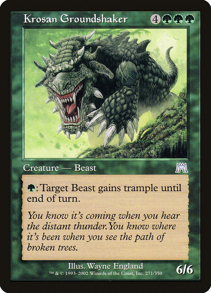 Krosan Groundshaker card front