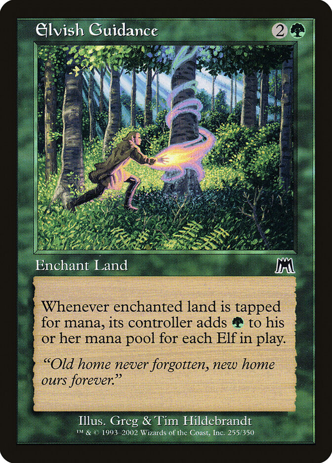 Elvish Guidance card front