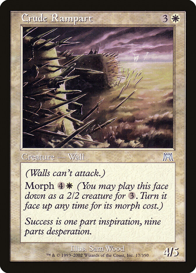 Crude Rampart card front