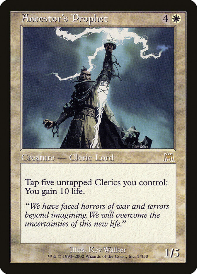 Ancestor's Prophet card front