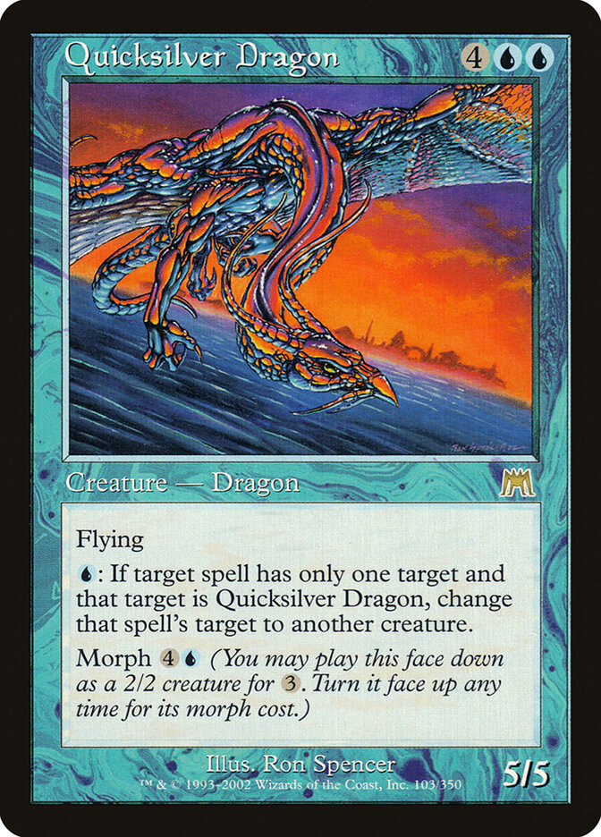 Quicksilver Dragon card front