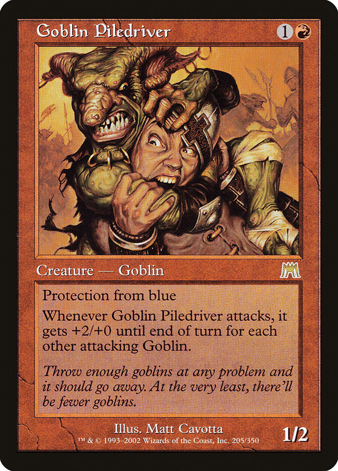 Goblin Piledriver card front