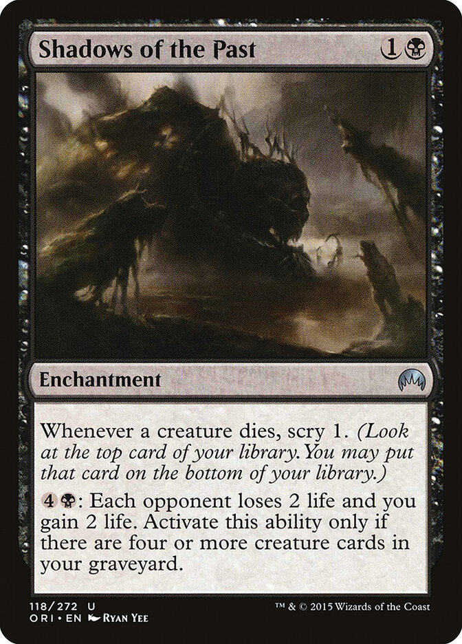 Shadows of the Past card front