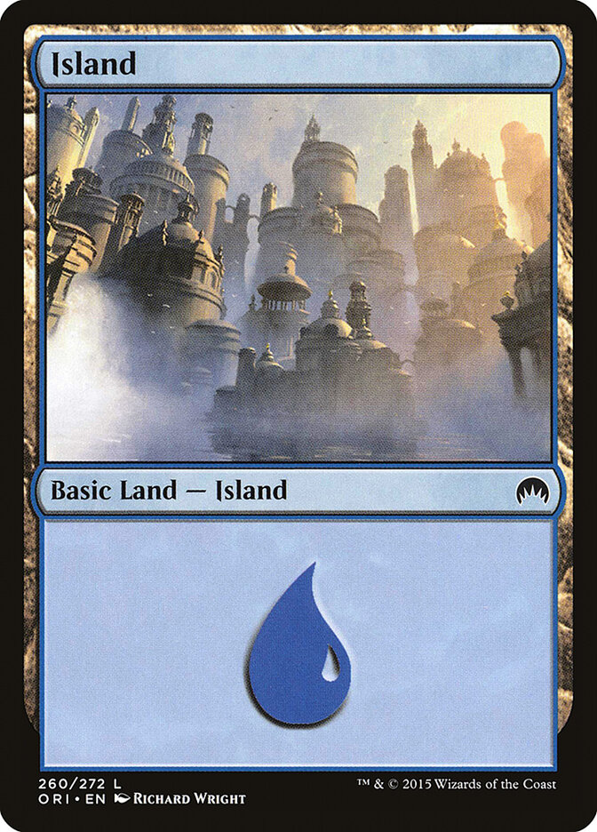 Island card front
