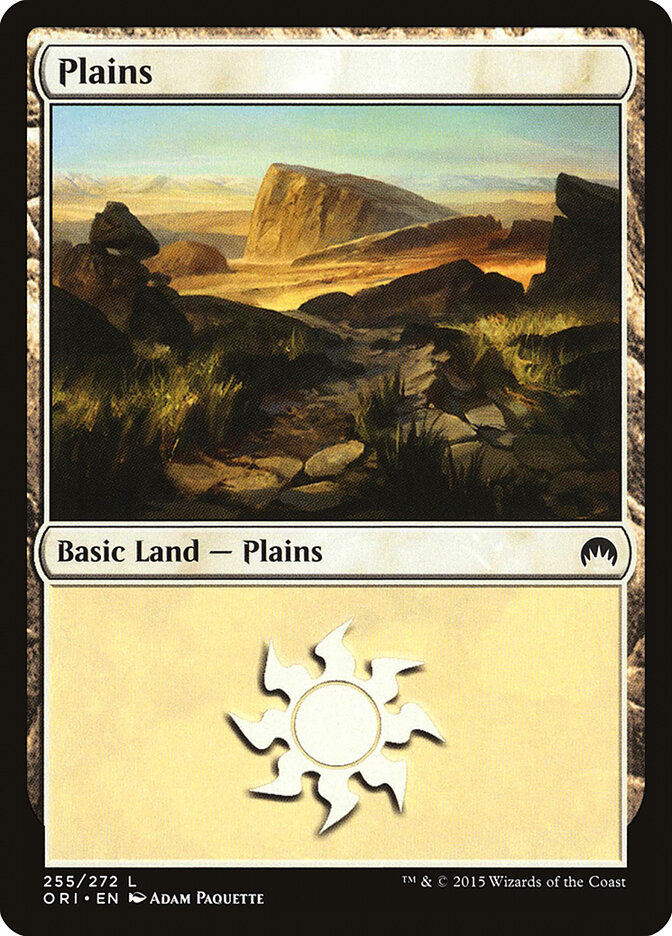Plains card front