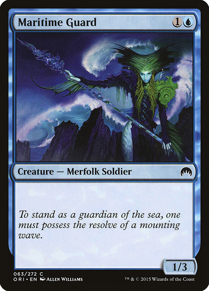 Maritime Guard card front