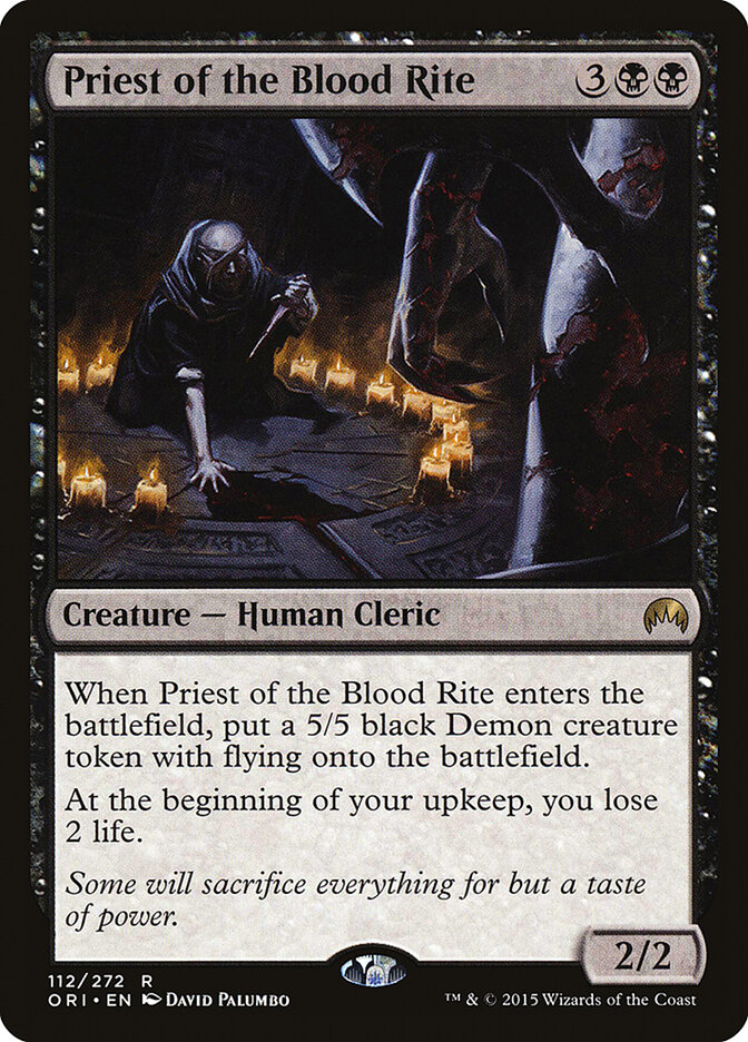 Priest of the Blood Rite card front