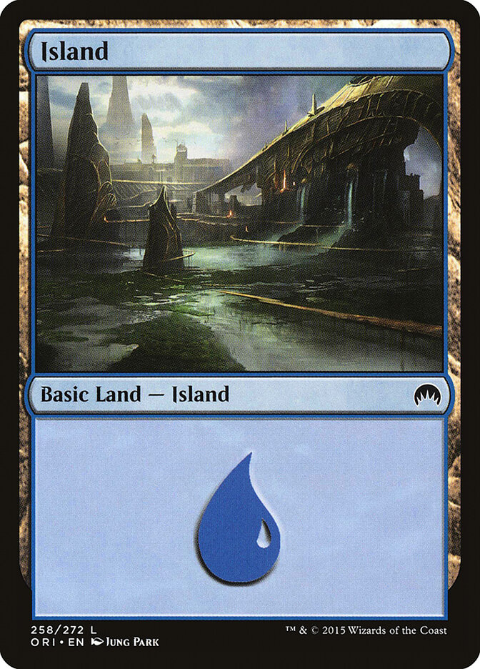 Island card front