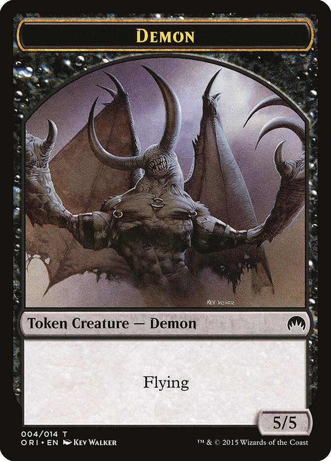 Demon card front
