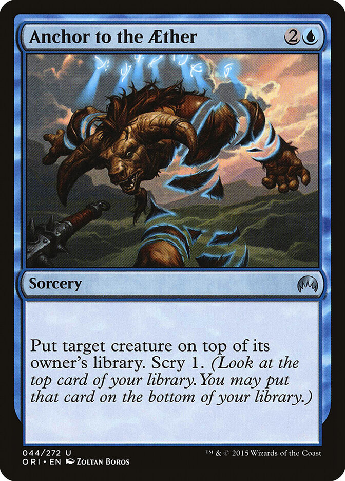 Anchor to the Aether card front