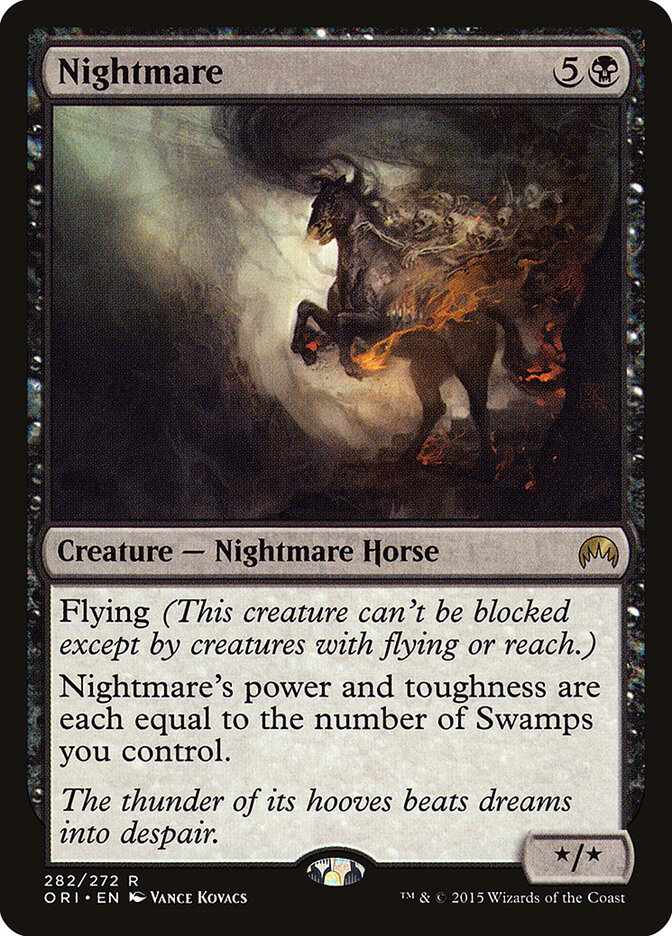 Nightmare card front