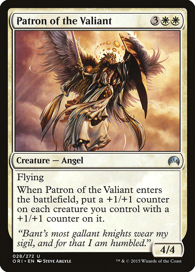 Patron of the Valiant card front