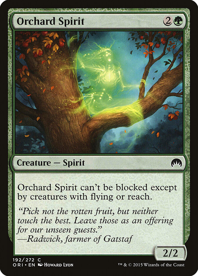 Orchard Spirit card front