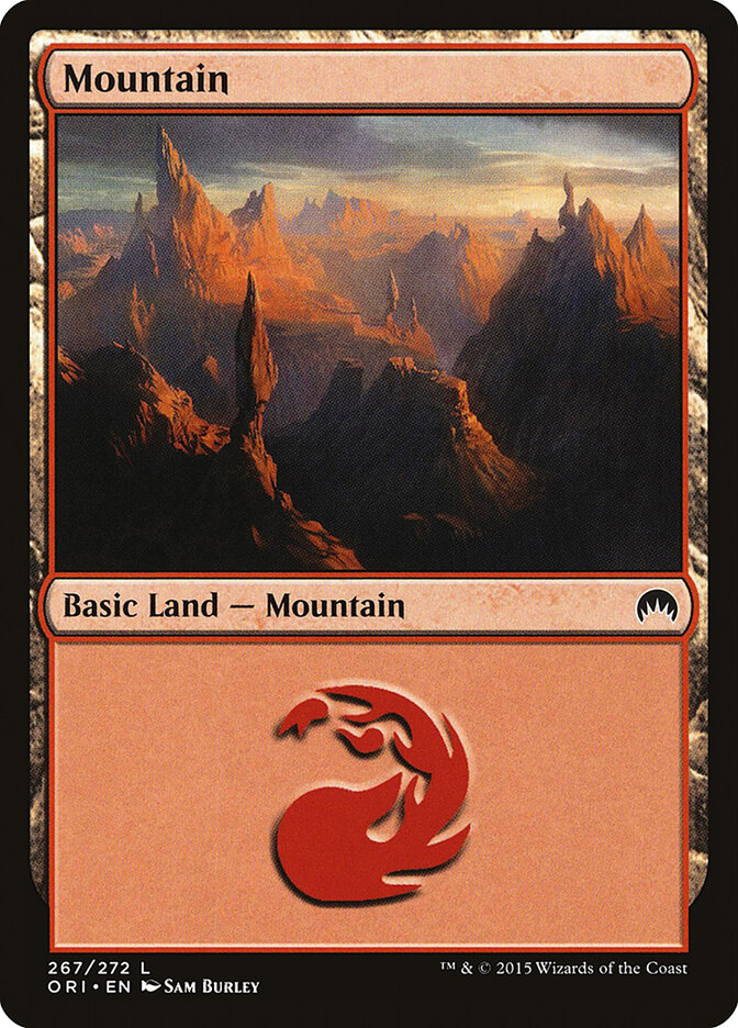 Mountain card front