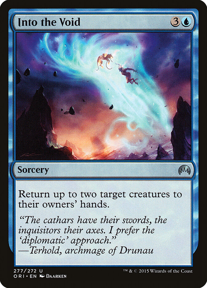 Into the Void card front