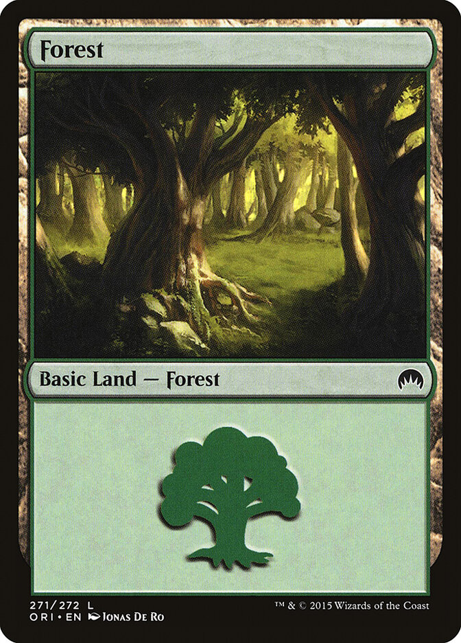 Forest card front
