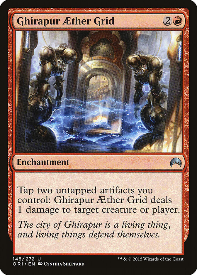 Ghirapur Aether Grid card front