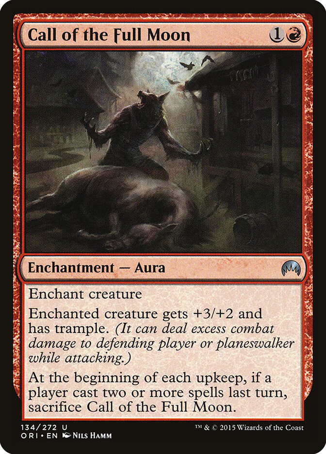 Call of the Full Moon card front