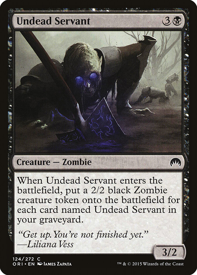 Undead Servant card front