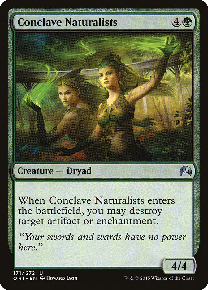 Conclave Naturalists card front